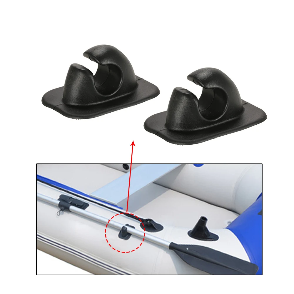 2pcs Paddle Clips Oar Rowing Pole Paddle Clips Holder 