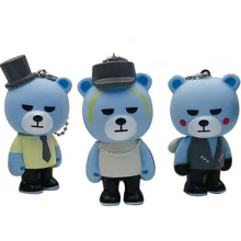 2019 New KPOP BIGNABG BEAR Design Keychain Toy PVC Pendant Keyring Charm DAESUNG SEUNGRI TAEYANG G-DRAGON GD Collection 2019 New KPOP BIGNABG BEAR Design Keychain Toy PVC Pendant Keyring Charm DAESUNG SEUNGRI TAEYANG G-DRAGON GD Collection