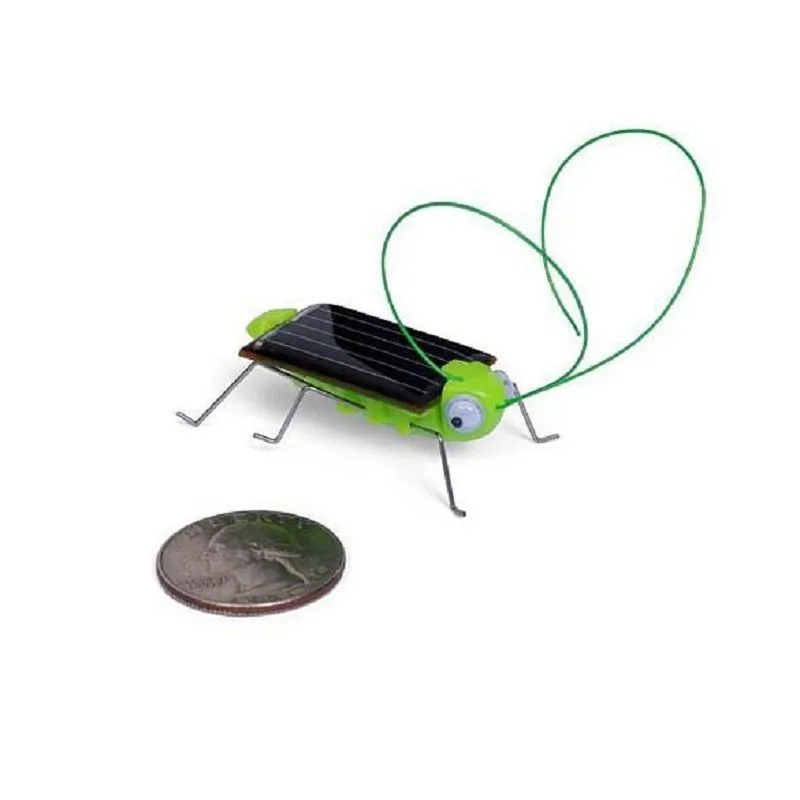 2017 Solar Power Toy Energy Crazy Grasshopper Cricket Kit Christmas Gift Toys Hot Sales