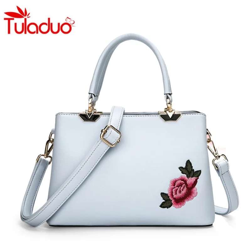 

2017 Fashion Embroidery Women Shoulder Bag Casual Tote Bags Ladies Crossbody Luxury Handbags Women Bags Bolsas Femininas Sac