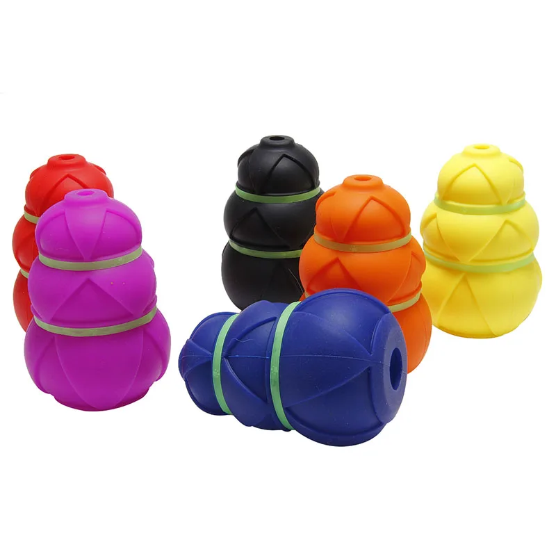 

1 Pcs Dog Food Dispensing Toy Ball Luminous Smart Doggie Interactive Chew Toys HG99