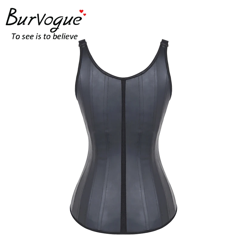 Sport Body Shaper Workout Underbust Cincher Steel Boned Tummy Tank Corset Vest
