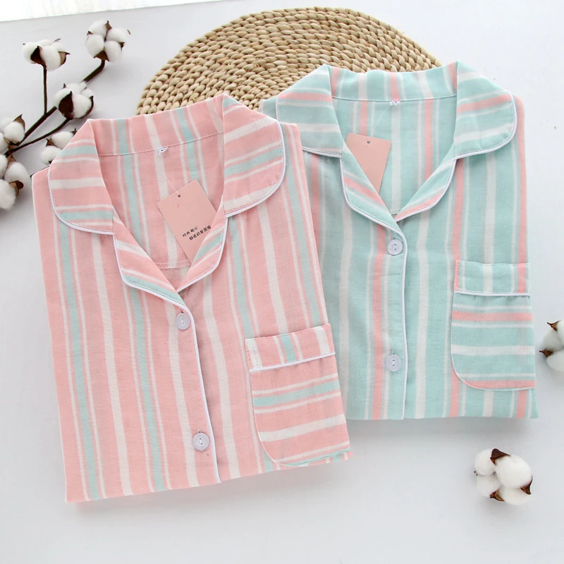 women stripes home clothing spring (1)