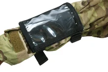 3 Colores Airsoft Tactical EDC Al Aire Libre Construido En Mapa Bolsa Longitud de la Muñeca del Brazo paquete de Camping Senderismo Bolsa de Accesorios Mochila BK/TAN/OD/FG