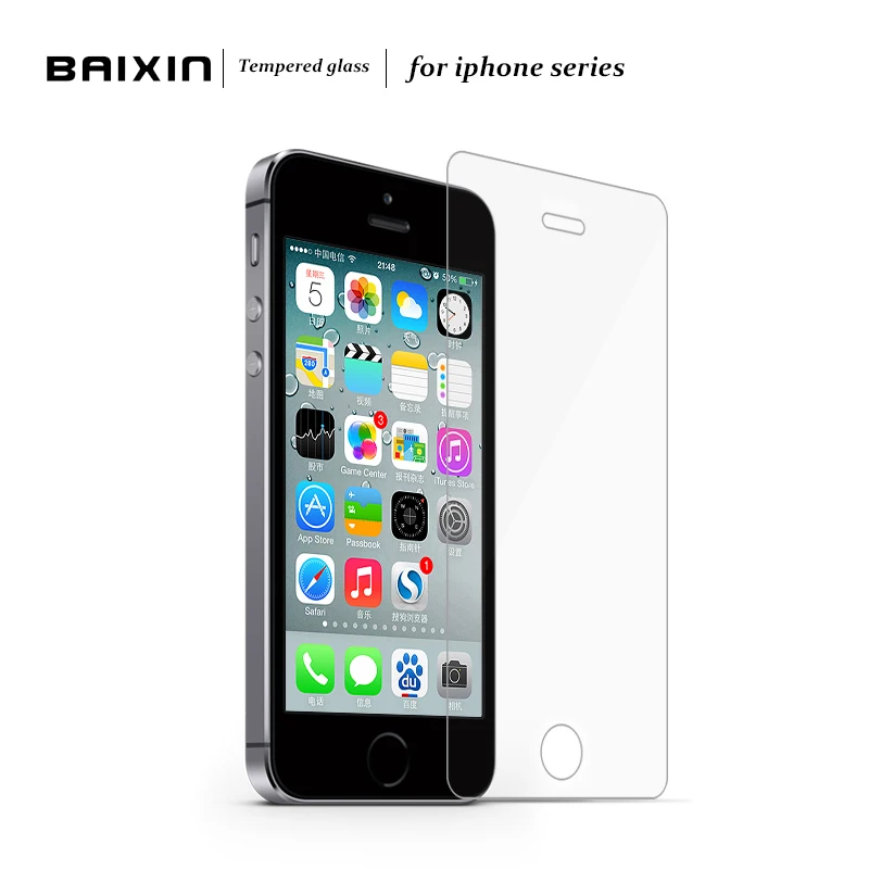 Tempered Glass Screen protector For apple iphone 4 4s 5 5s 5c SE 6 6s 6 plus 7 4.7inch 7 plus 5.5 inch Film