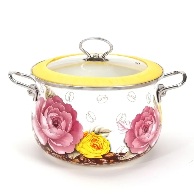 Buy free shipping Thickening enamel soup pot stainless