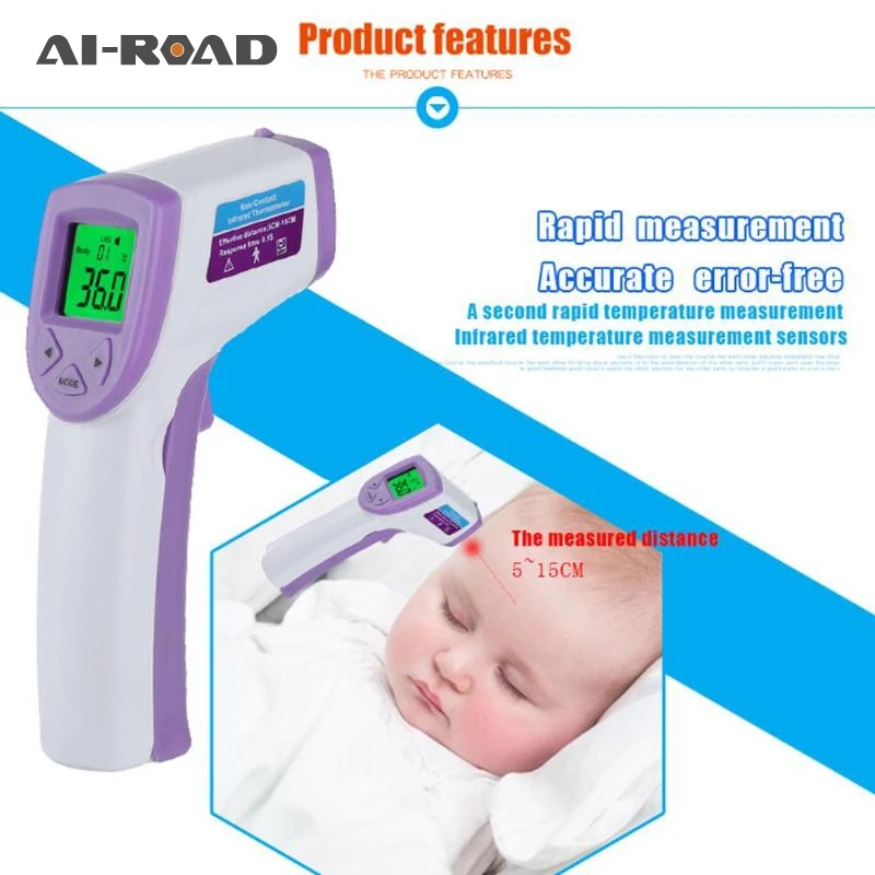 

Infant Baby Body Thermometer Child Portable Infrared Thermometers Non-contact LCD Digital Temperature Measurement Tool Handheld