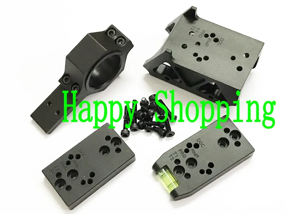 

Hunting accessories Airsoft DOC RMR DP-PRO for T1 T2 Red Dot Sight Mount Multifunctional Mount With Riser Mount