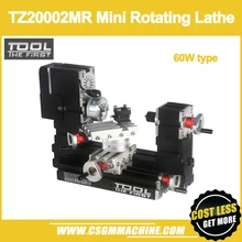 Mini-tour rotatif en métal TZ20002MR, 60W,12000 tr/min, grande puissance
