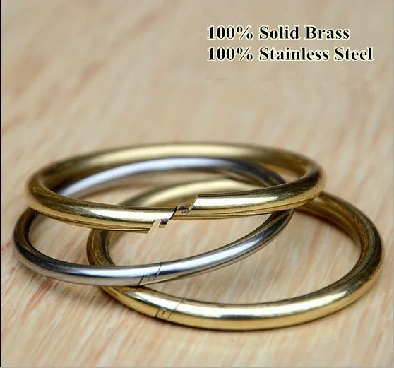 10pcs lot 100 solid brass stainless steel round open jump ring