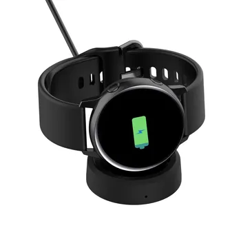 

2019 New 4 Colors Smart Watch Wireless Charger Qi Wireless Charging Dock Cradle Charger Active SM-R500 For Samsung Galaxy Watch