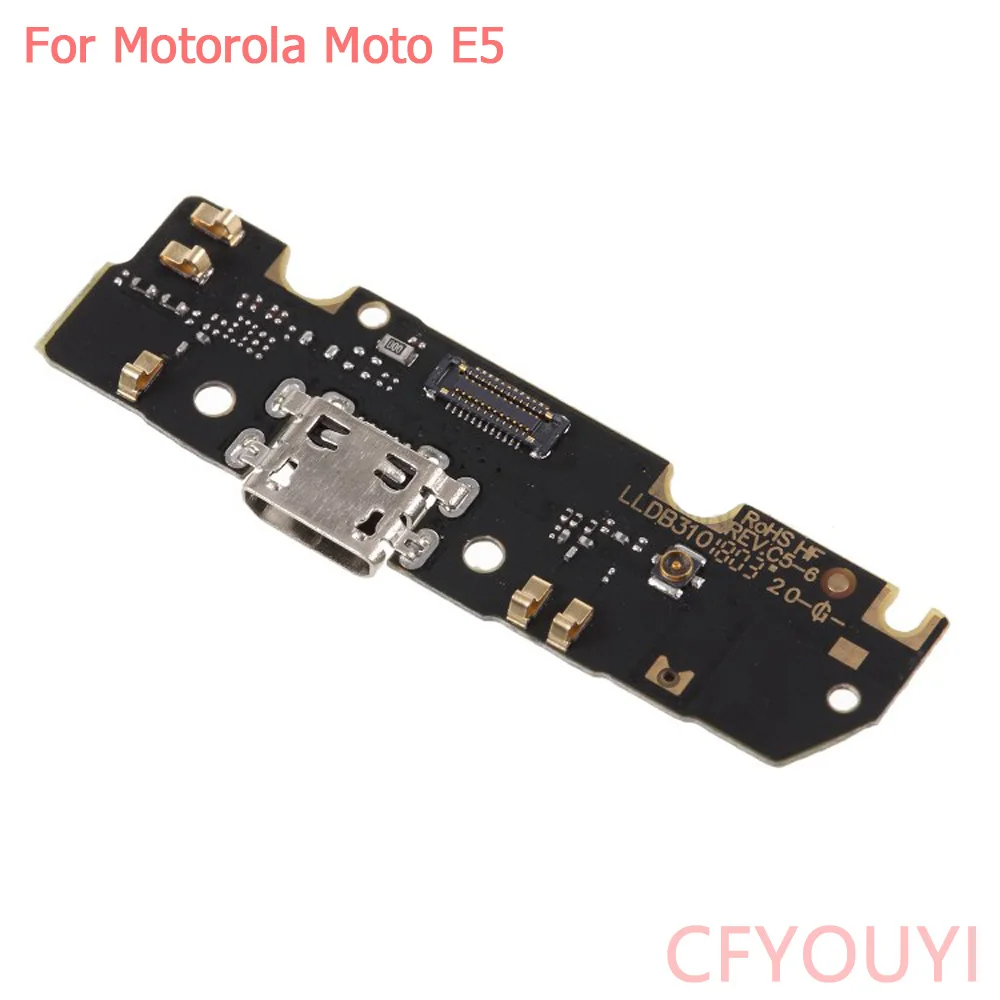 

New Dock Connector Data Transfer Connect Board For Motorola Moto E5 Plus USB Charging Charger Port Flex Cable