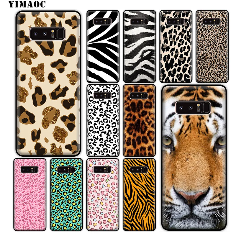 YIMAOC Tiger Leopard Print Panther Soft Silicone Case for Samsung Galaxy S10 S10e S9 S8 Plus S7 S6 Edge J6 Cover |