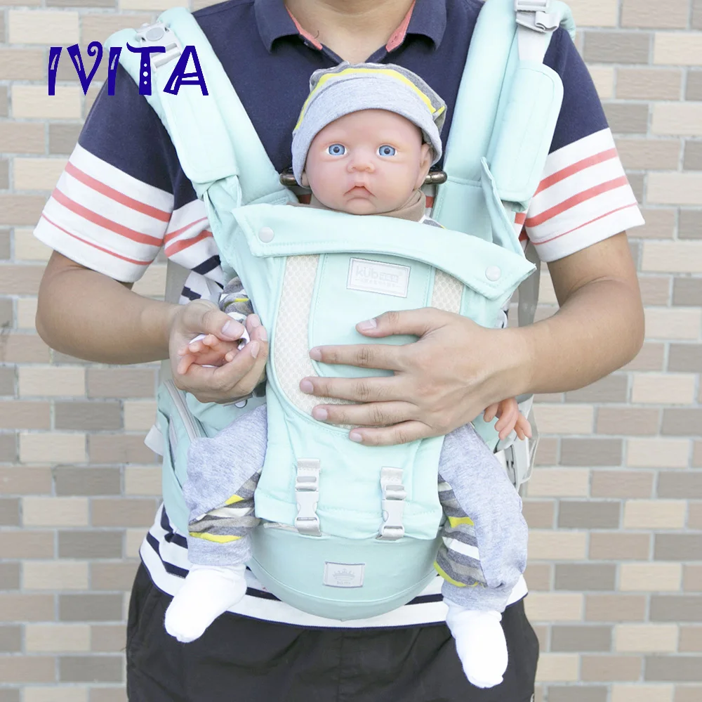 IVITA WG1521 50 см 3600 г реалистичные силиконовые куклы Reborn для новорожденных малышей реалистичные кожи мягкие высокое качество девоче