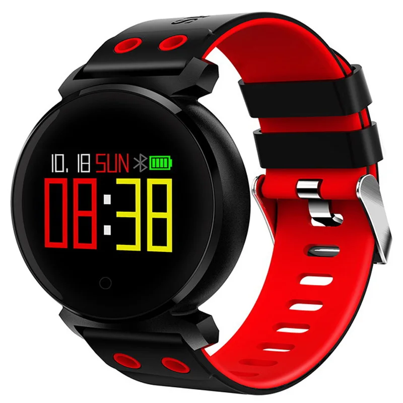 IP68 Waterproof Colorful OLED Smart Band Pressure Heart Rate Monitor Watch Bracelet Blood oxygen Wristband | Электроника