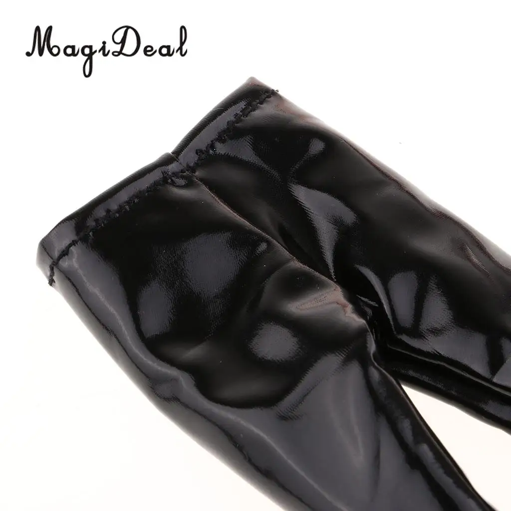 1:6 Female PU Leather Pants Women Chaparajos for 12'' HT/Phicen/Kumik Figures Doll Body