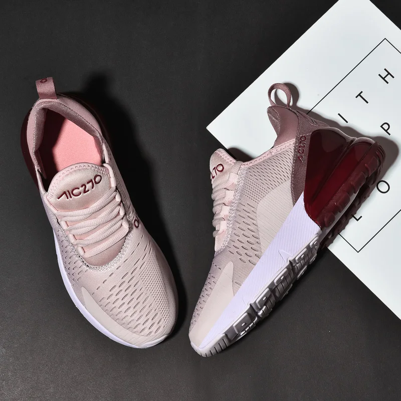 Koop 2019 Licht Gewicht Loopschoenen Voor Vrouwen Sneakers Vrouwen Ademend Zapatos De Mujer Rubber Hoge Kwaliteit Paar Sportschoenen