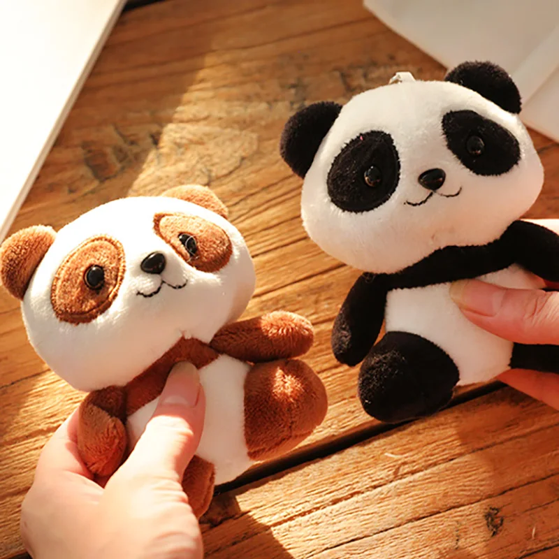 Best 100 pcs/set Lovely Panda Animal Dolls 10CM Baby Plush Toys