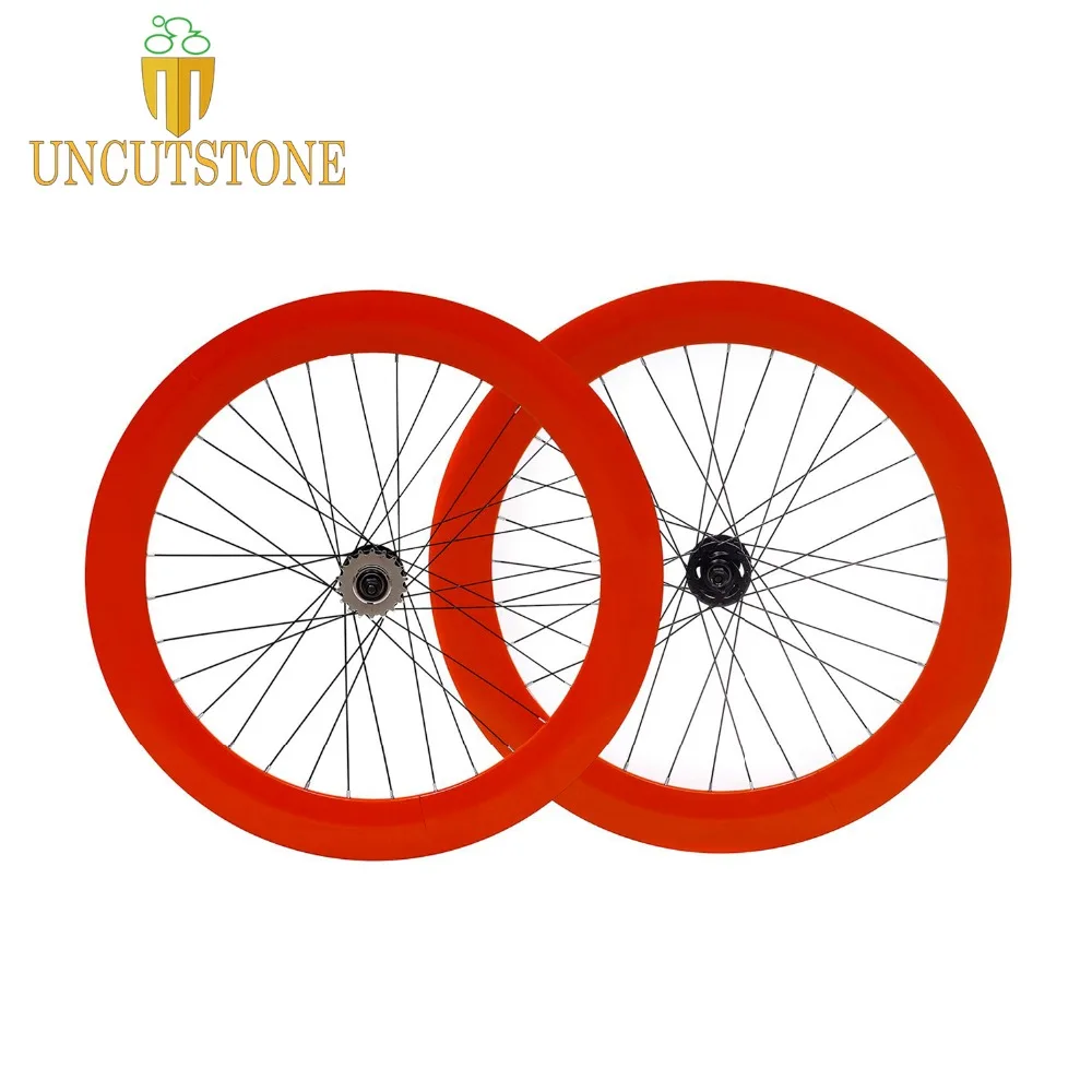 

Fixed Gear bike 70mm wheels RIM aluminum alloy wheelset f road bike wheel rim fixie Track bike lip-flop wheels