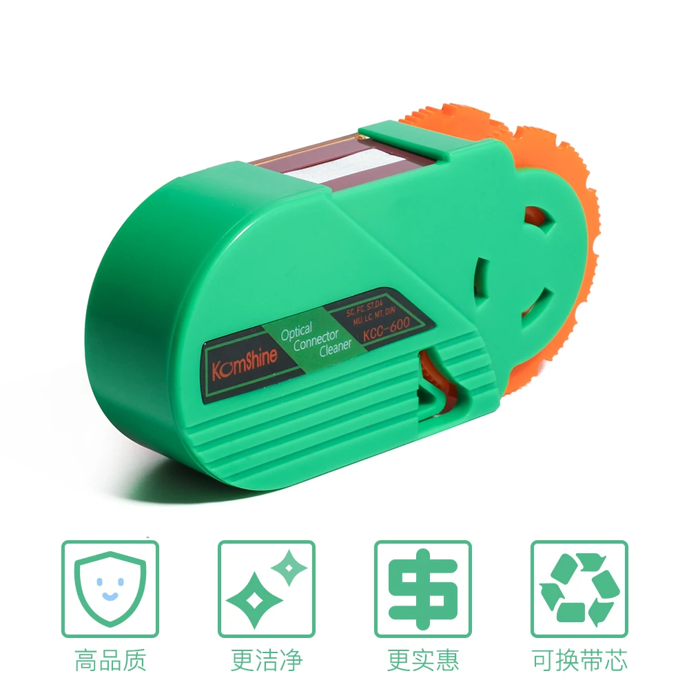 

Cheap Reel Cleaner Cleaning Tool KCC-600 for FC+SC+ST+D4+MU+LC+MT+DIN with 500+ cleaning times