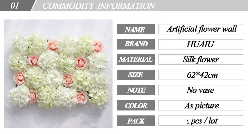 Искусственный цветок настенный 60*40 см роза цветок гортензии фон свадебные туфли, украшенные цветами; домашние туфли вечерние свадебные украшения, аксессуары