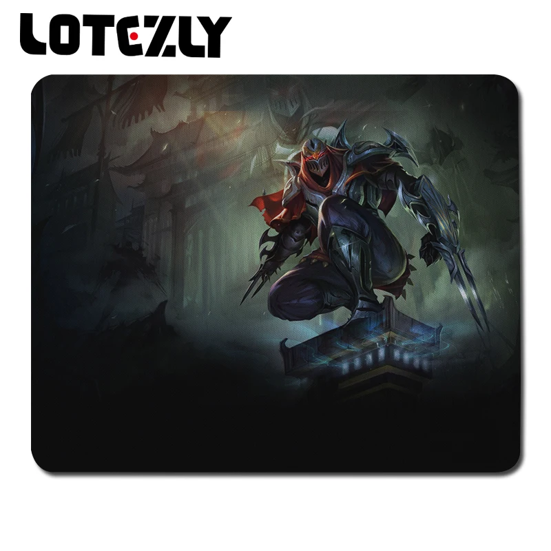 League Of Legends Zed Gaming Stitched Edge Mouse Pad Mousepads Decorate