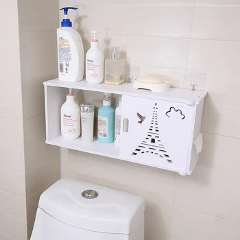 

Bathroom toilet utensils toilet shelves cosmetics toilet closestool hanging on the wall LM01151704