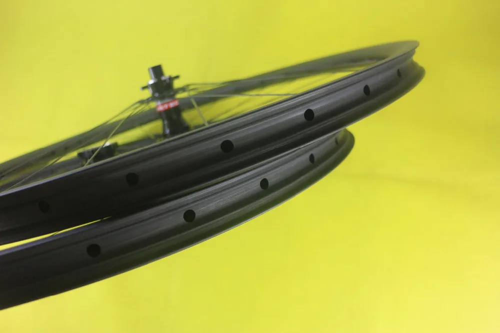 Комплект колес из углеродного волокна 650B MTB XC UD матовые Глянцевые колеса 12K 3K с