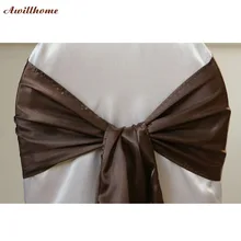 200 шт. Серебряное кресло створки Атлас серебряные банкетные Свадебные бантом