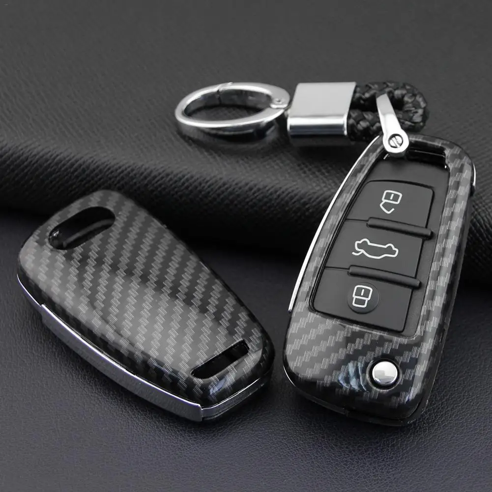 Чехол для ключей сумка для ключей держатель твердый корпус из АБС пластика чехол Запчасти подходит для 2011- для Audi A1 и C6 A7 A8 R8 A1 A3 A4 A5 Q7 A6 C5 и т. д
