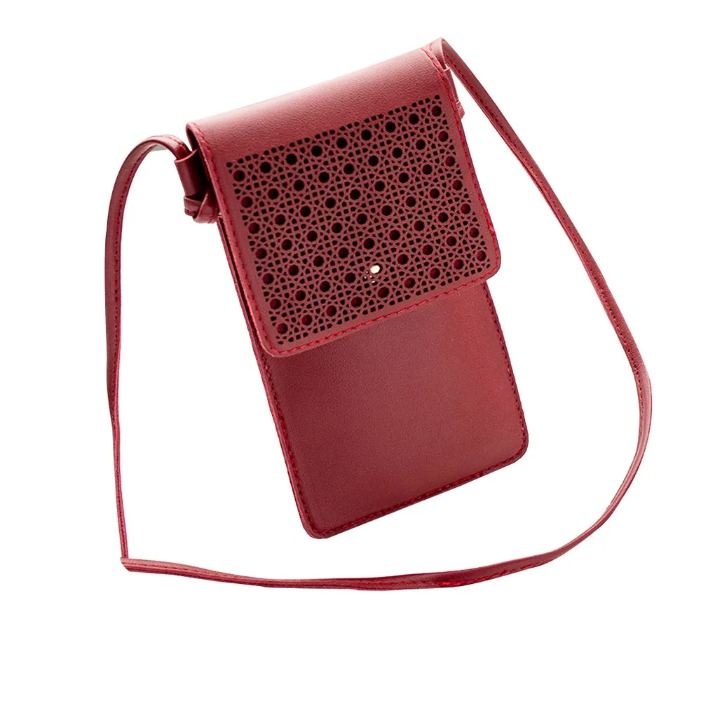 Универсальная кожаная сумка для сотового телефона с карманом на плечо, чехол-кошелек с ремешком на шею для мобильного телефона, сумка через плечо