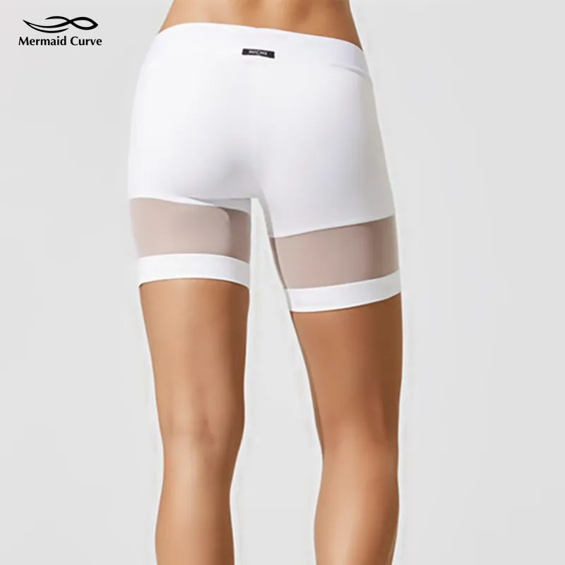 

Summer Thin Women Push up Sports Short Fitness Shorts Tight Yoga shorts Mesh Patchwork Gym Workout Slim Shorts Running leggings
