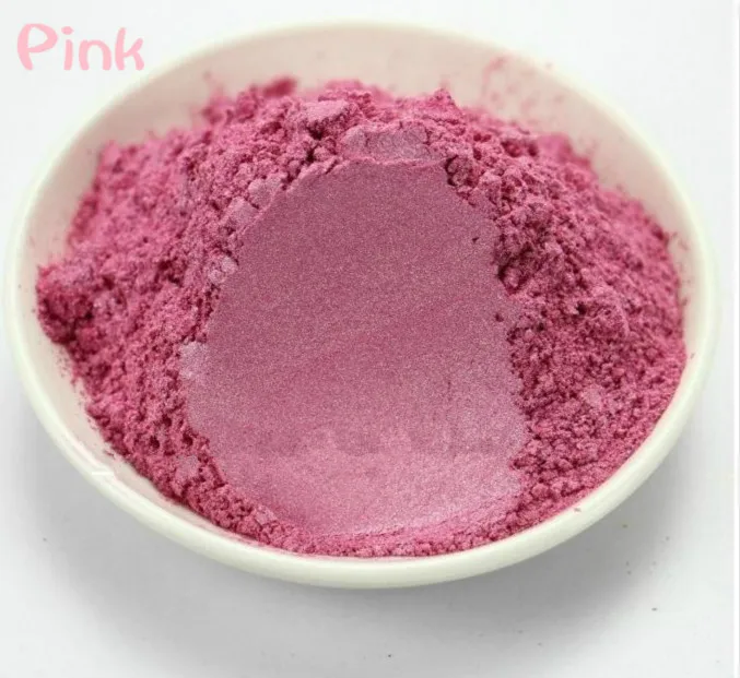 30 г здоровая Натуральная Минеральная пудра MICA порошок Diy для мыла краситель для мыла макияж мыло для век порошок - Цвет: Pink