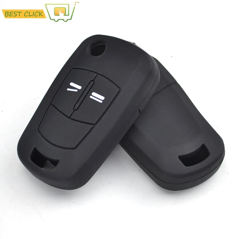 Силиконовый чехол для ключей для Vauxhall/Opel Corsa Astra Vectra Tigra Zafira Signum Combo Meriva Keyless Fob Shell