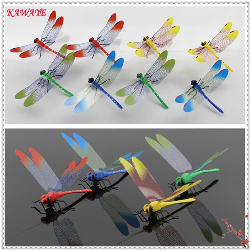 12 قطعة/المجموعة مغناطيس الكرتون ملصقات الحائط لطيف اليعسوب نوم ديكور المنزل ملصقات الحائط الديكور الفن الشارات 3d 6ZDZ278