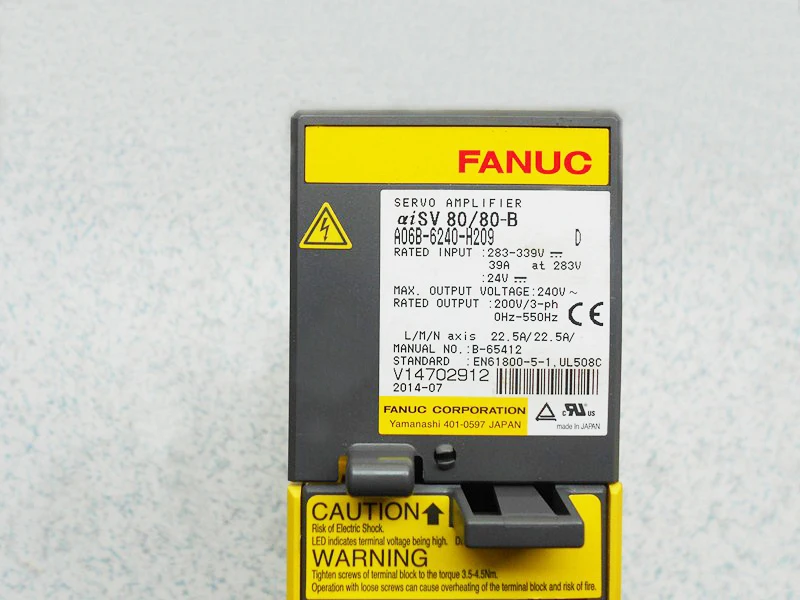 Fanuc используется драйвер A06B-6240-H209 Серводвигатель для fanuc cnc системы fanuc cnc машина Fanuc используется драйвер A06B-6240-H209 Серводвигатель для fanuc cnc системы fanuc cnc машина