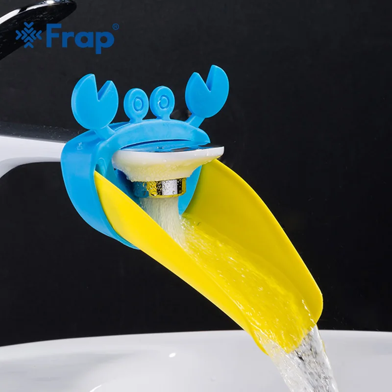 

FRAP Kitchen Faucet Extender Cute Animal Kitchen Sink Accessories Washing Hands extension Faucet Lovely Crab water spout kids