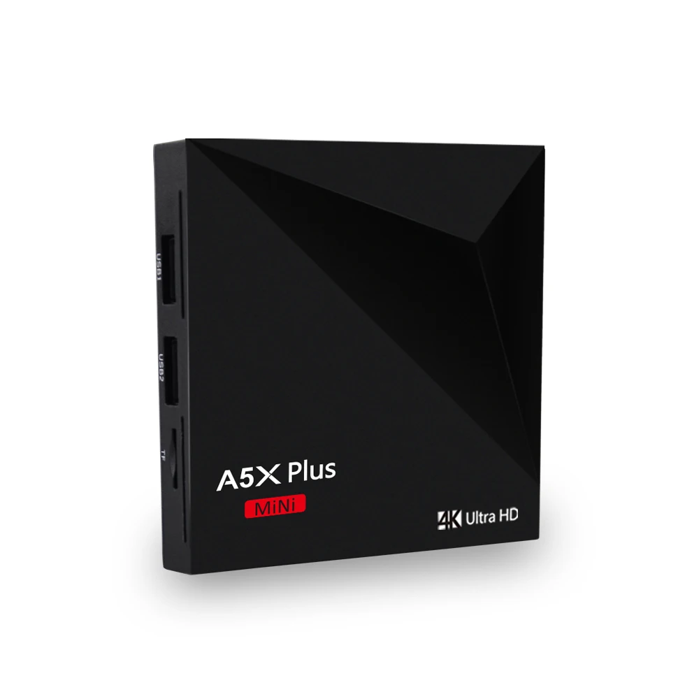 A5X Plus Smart TV BOX Android 7.1 Rockchip RK3328 Quad-Core 2GB 16GB 4K 2.4G HD 2.0 WiFi Set Top box USB 3.0 1G 8G Media Player
