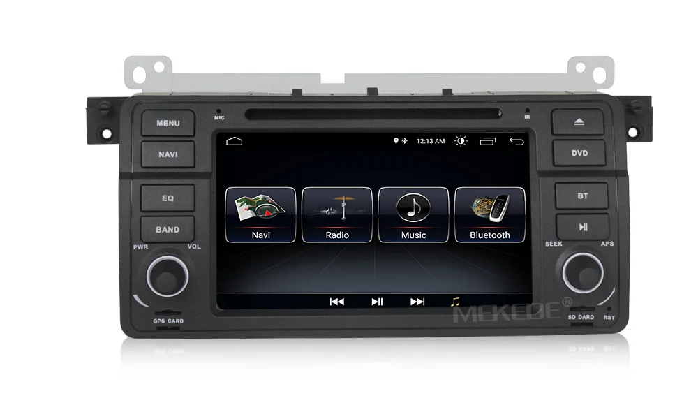 Sale Android8.1 car audio gps player for BMW E46 3 Series M3 1998-2006 with dvd player radio ipod rds support swc tpms 15