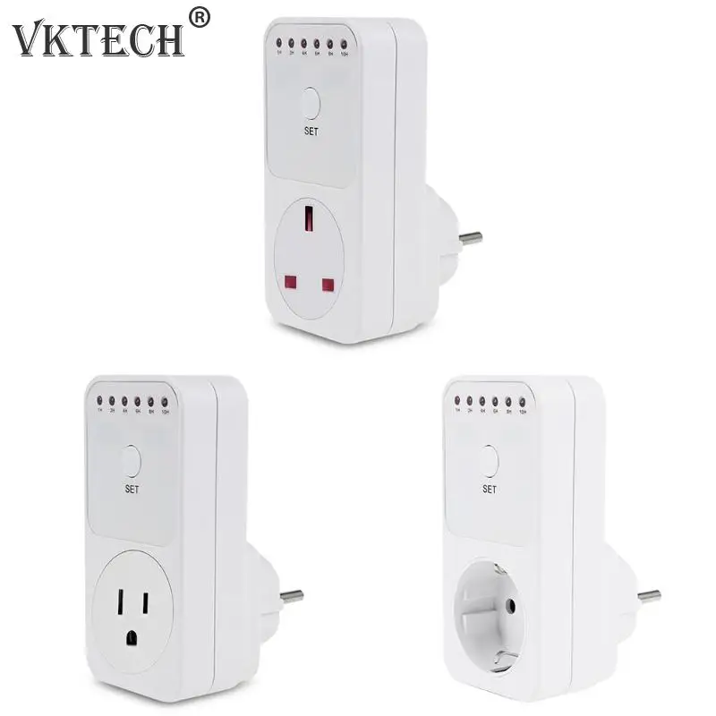 Electricity Power Metering Socket 10Hr Countdown Intelligent Time