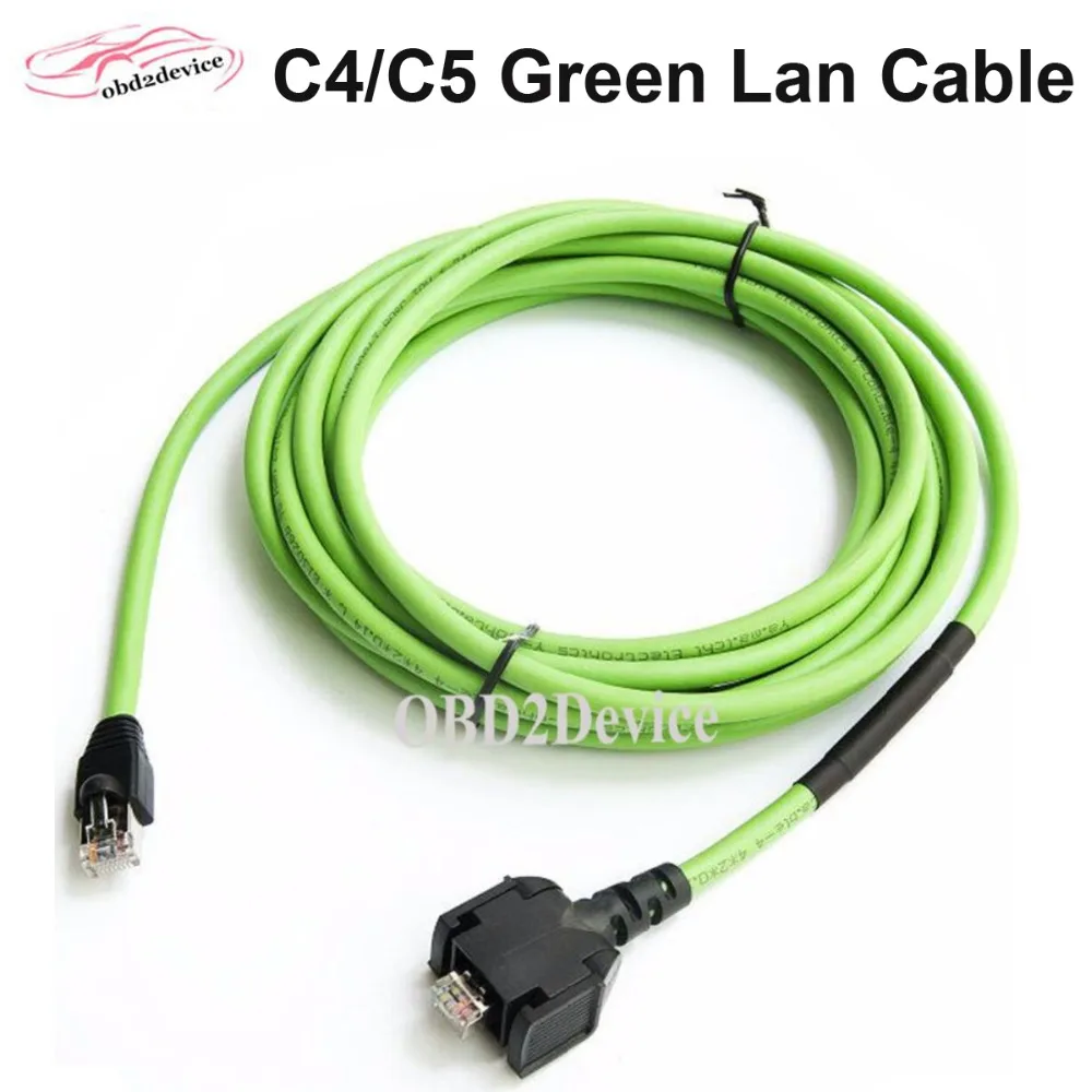

MB STAR C4/C5 Lan Cable Accessory adapter of MB SD Compact C4 Scanner Good Quality Green Cables of Diagnostic Tool Free Ship