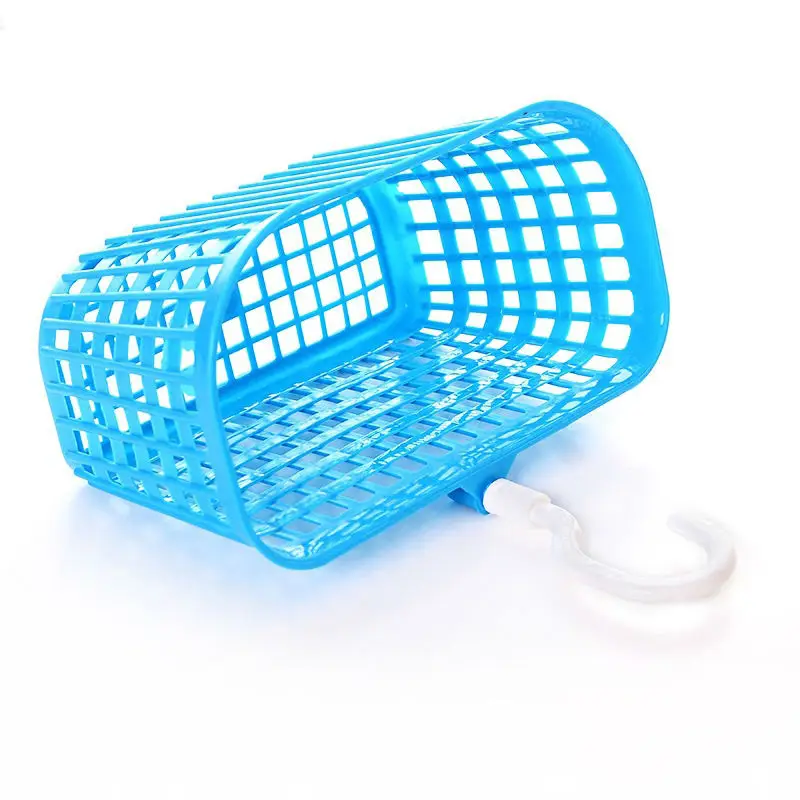 FHEAL Portable Plastic Hanging Storage Basket With Hook Bathroom Toiletries Organizer Holder Cosmetic Sundries Storage Bag (15)