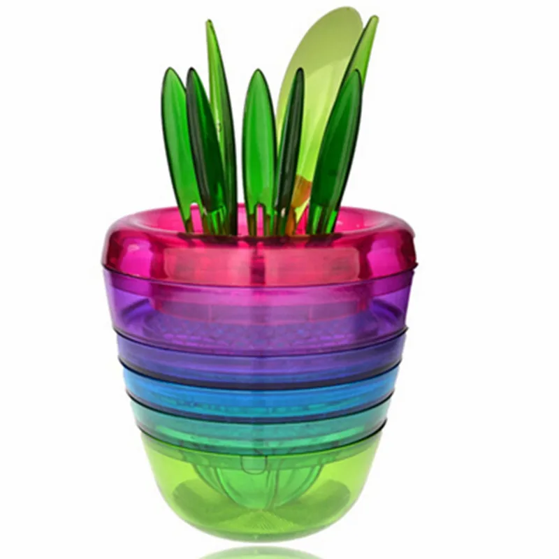 ==> [Free Shipping] Buy Best Fruit Salad Machine Fruit Slicer Chopping Device plant Set Multifunctional Kitchen Accessories Cooking Tools S-11 free shipping Online with LOWEST Price