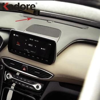 

For Hyundai Santa Fe 2019 2020 ABS Chrome Air Conditonnal Vent Cover Trim AC Outlet Panel Frame Interior Accessories