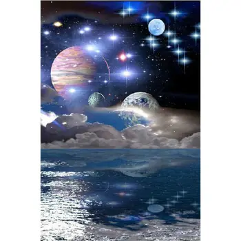 

Space Scenery 5D DIY Embroidery Cross Stitch Crafts Home Decoration Square/round Diamond Painting Full Drill Picture By Numbers