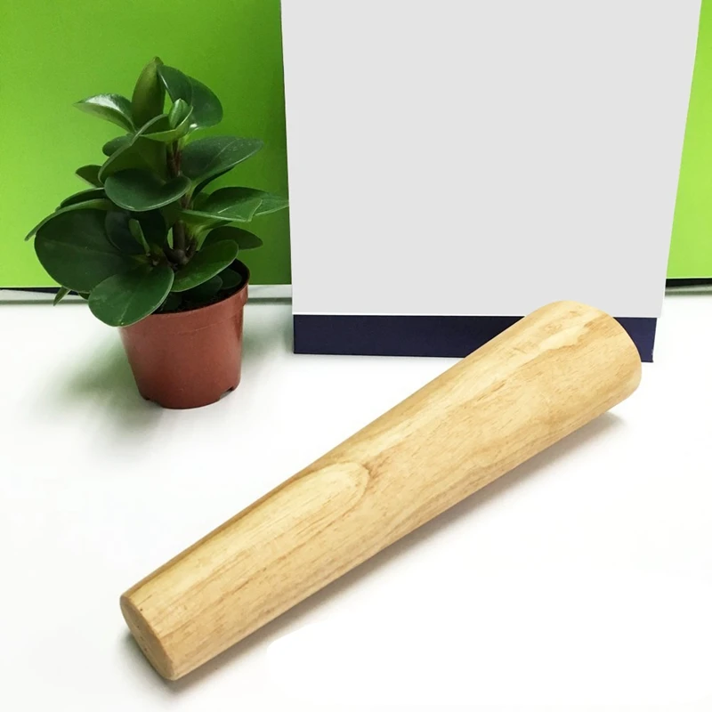 Jewelry Tool Wooden Oval Bracelet Sizing Bangle Mandrel Wire Wrapping Tool photo