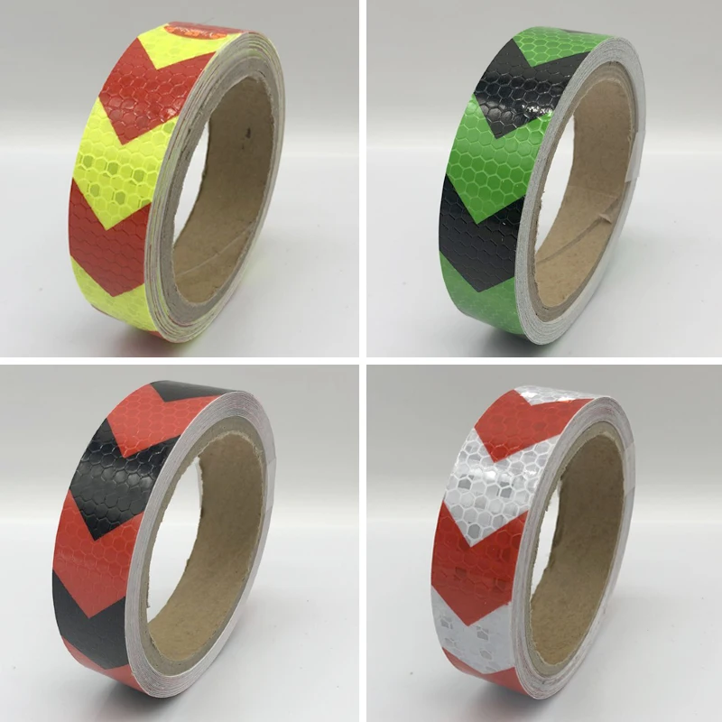 25mmx5m Car Decoration Safety Mark Motorcycle Reflective Tape Stickers Car Styling For Automobiles Safe Material