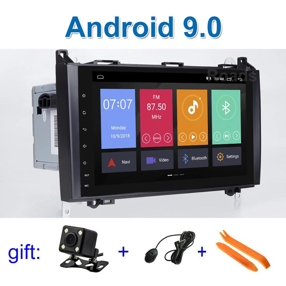 Discount 9" DSP Android 9 Car DVD Stereo Multimedia GPS Radio for Mercedes/Benz B200 B170 W245 W169 W209 W245 Viano Vito VW Crafter 0