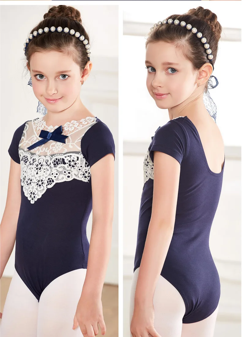 Buy Hollow Lace Rhythmic Gymnastic Leotard Ballet