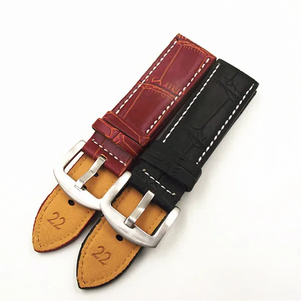 1 шт. ремешок из ПУ кожи для наручных часов 18 мм 20 22 24 26 28 30 мм|watch band bracelet|watch materialswatch